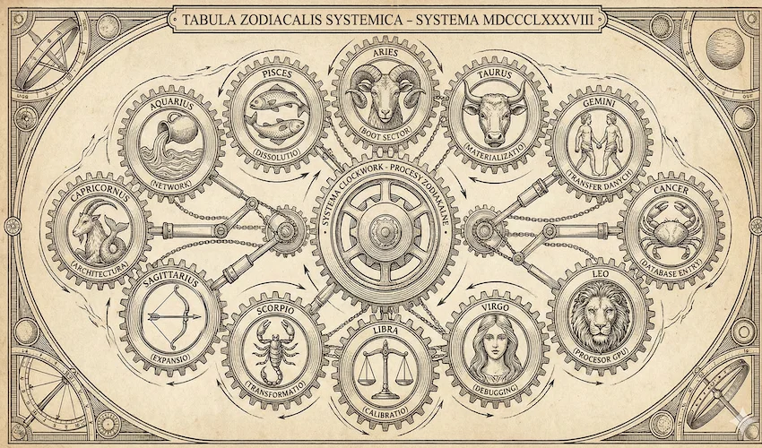 Tabula Zodiacalis: Cyfrowy mechanizm przeznaczenia