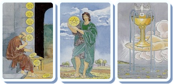 postaw tarota, darmowy tarot, 3 karty